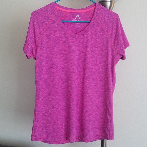 26 International Tops - Pink & Purple Workout Tee